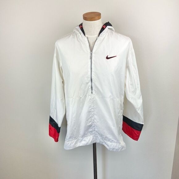 Vintage 90’s Nike Hooded Windbreaker Jacket - Picture 1 of 6